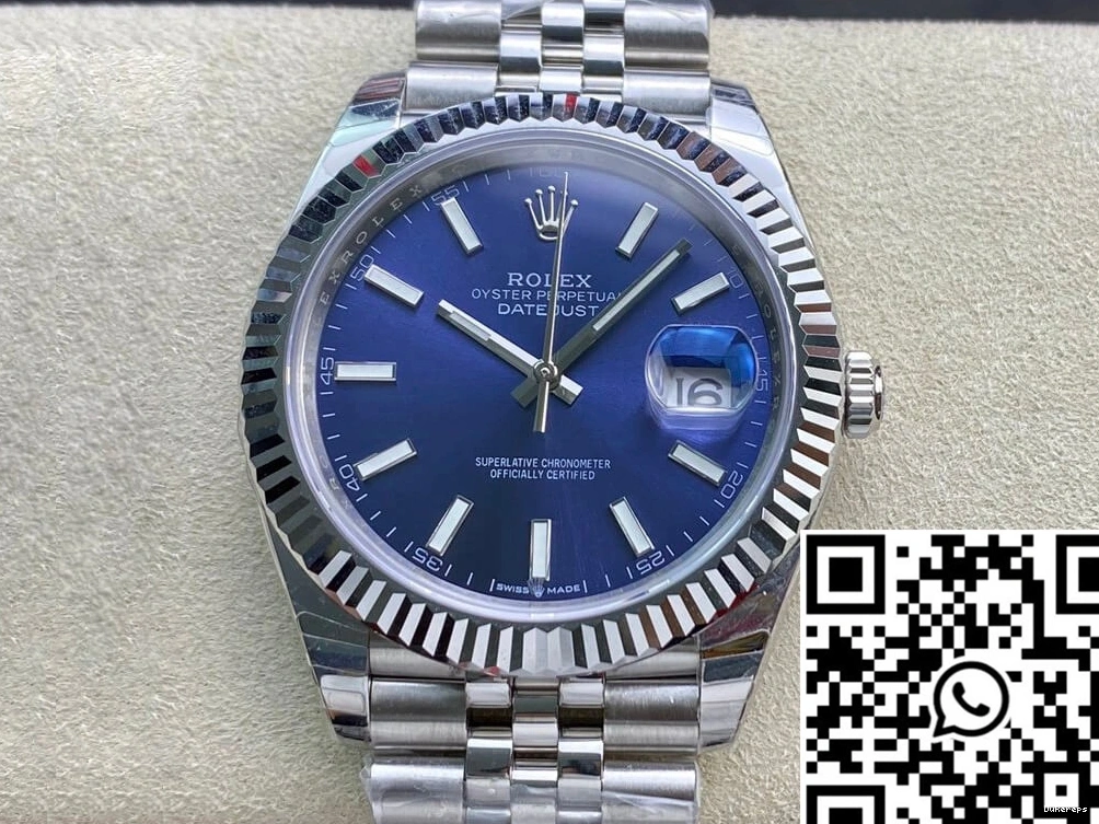 Steel M126334-0002 EW Datejust Rolex Stainless Factory 0325